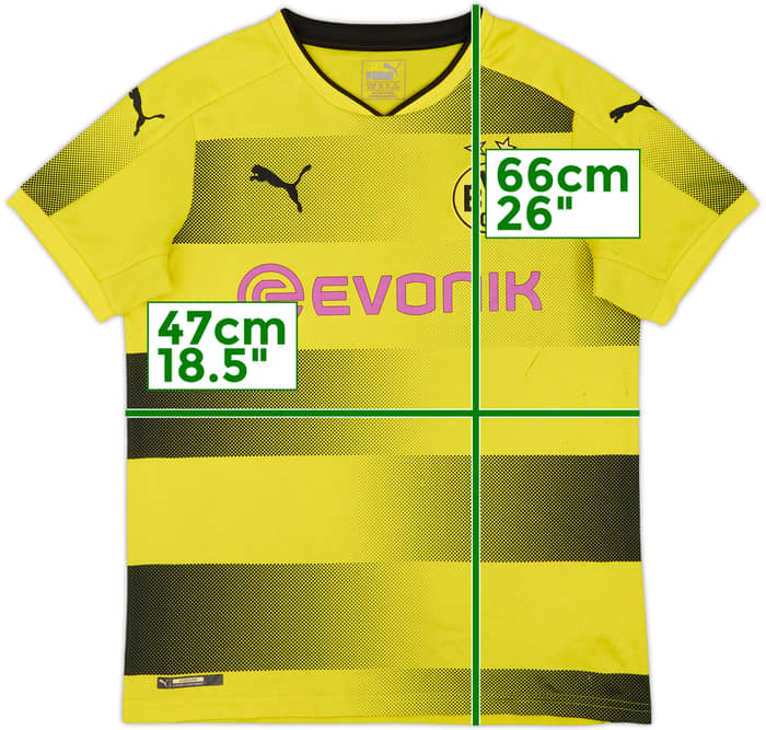 2017-18 Borussia Dortmund Home Shirt - 4/10 - (L.Boys)