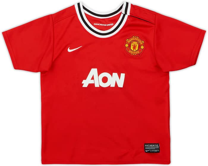 2011-12 Manchester United Home Shirt - 8/10 - (18-36 Months)