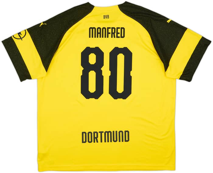 Camiseta de local del Borussia Dortmund 2018-19 Manfred #80 - 8/10 - (3XL)