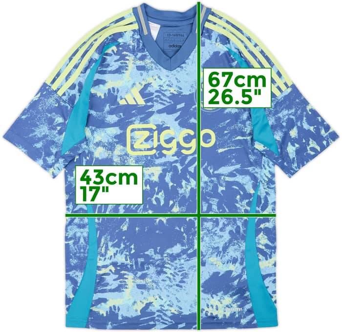2024-25 Ajax Away Shirt - 10/10 - (L.Boys)