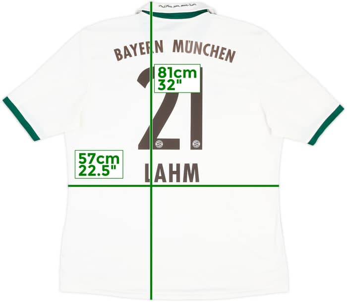 2013-14 Bayern Munich Away Shirt Lahm #21 - 8/10 - (XL)