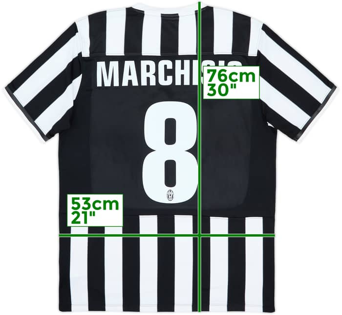2013-14 Juventus Home Shirt Marchisio #8 - 8/10 - (L)