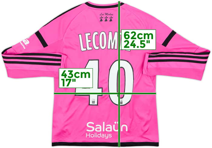 2016-17 FC Lorient GK Shirt Lecomte #40 - 6/10 - (13-14 Years)