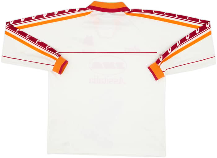 1995-96 Roma Away L/S Shirt - 7/10 - (XL.Boys)