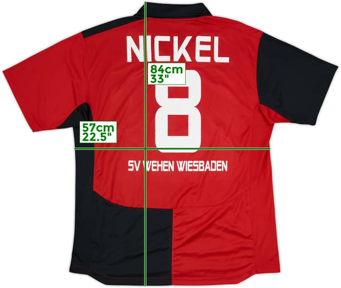 2008-09 Wehen Wiesbaden Home Shirt Nickel #8 - 6/10 - (XL)