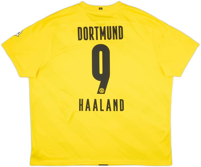 2020-21 Borussia Dortmund Home Shirt Haaland #9 - 8/10 - (4XL)