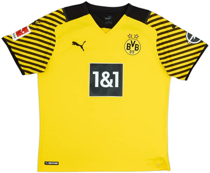 2021-22 Borussia Dortmund Home Shirt Malen #21 - 7/10 - (L)