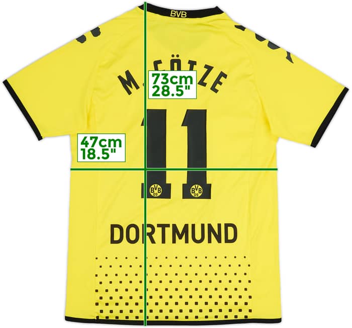 2011-12 Borussia Dortmund Home Shirt M. Gotze #11 - 8/10 - (XL.Boys)