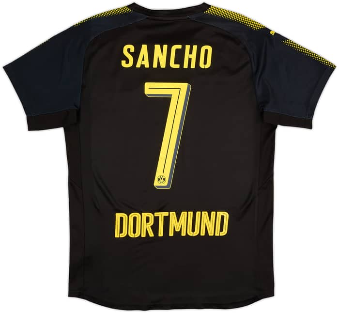 2017-18 Borussia Dortmund Away Shirt Sancho #7 - 7/10 - (M)