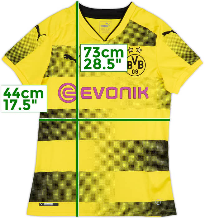 2017-18 Borussia Dortmund Camiseta Local - 8/10 - (De Mujer S)