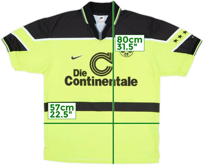 1997-98 Borussia Dortmund Match Issue Home Shirt #8