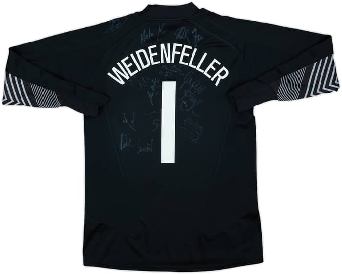 Camiseta de portero del Borussia Dortmund 2005-06 autografiada Weidenfeller #1 - 5/10 - (M)