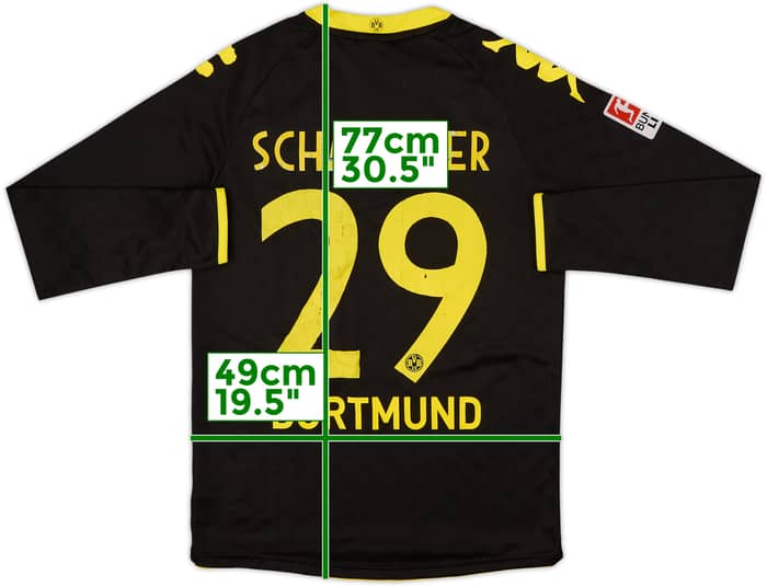 2010-11 Borussia Dortmund Away L/S Shirt Schmelzer #29 - 5/10 - (M)