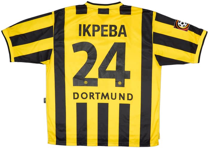 2000-02 Borussia Dortmund Home Shirt Ikpeba #24 - 5/10 - (XL)