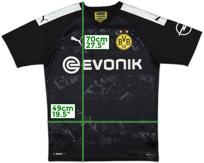 2019-20 Borussia Dortmund Away Shirt Delaney #6 - 4/10 - (M)