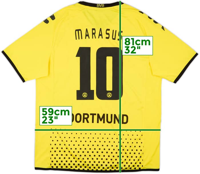 2011-12 Borussia Dortmund Home Shirt Marasus #10 (XXL)