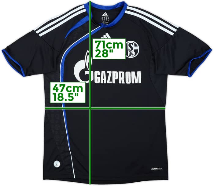 Camiseta de visitante del Schalke 2009-10 - 6/10 - (Niños XL)