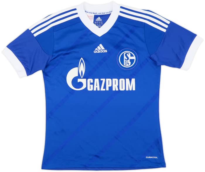 2013-14 Schalke Home Shirt Huntelaar #25 - 8/10 - (L.Boys)