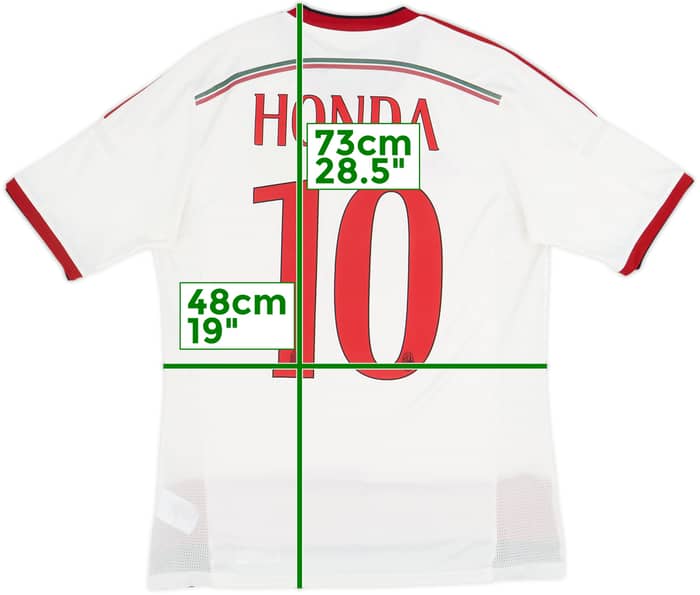 2014-15 AC Milan Away Shirt Honda #10 - 6/10 - (M)