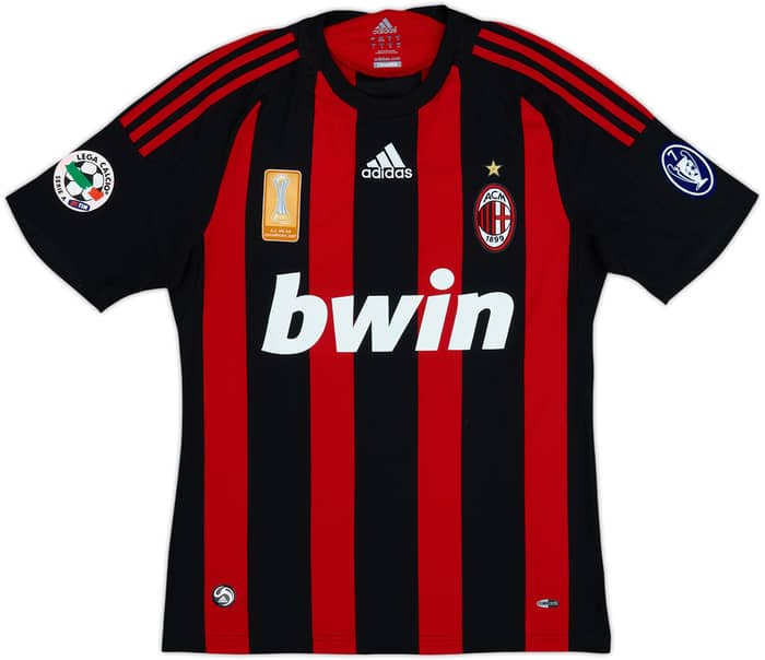 2008-09 AC Milan Home Shirt Inzaghi #9 - 5/10 - (S)