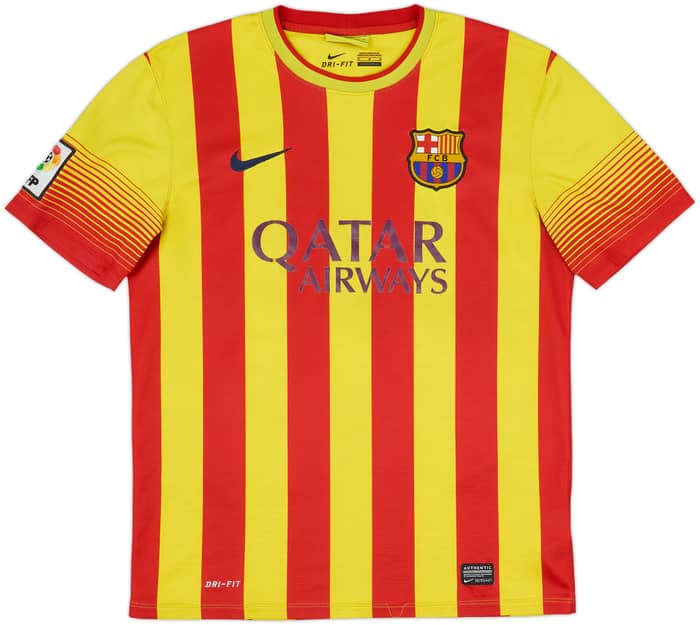 2013-15 Barcelona Away Shirt Messi #10 - 5/10 - (M)