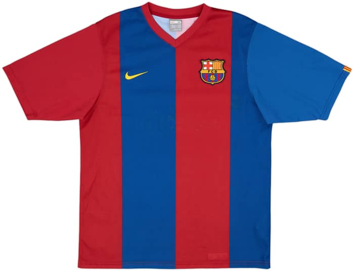 2006-07 Barcelona Basic Home Shirt Messi #19 - 6/10 - (M)