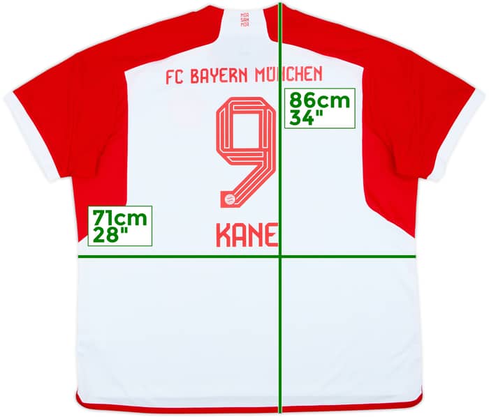 2023-24 Bayern Munich Home Shirt Kane #9 - 8/10 - (3XL)
