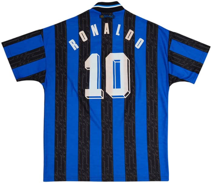 1997-98 Inter Milan Home Shirt Ronaldo #10 - 6/10 - (XL)