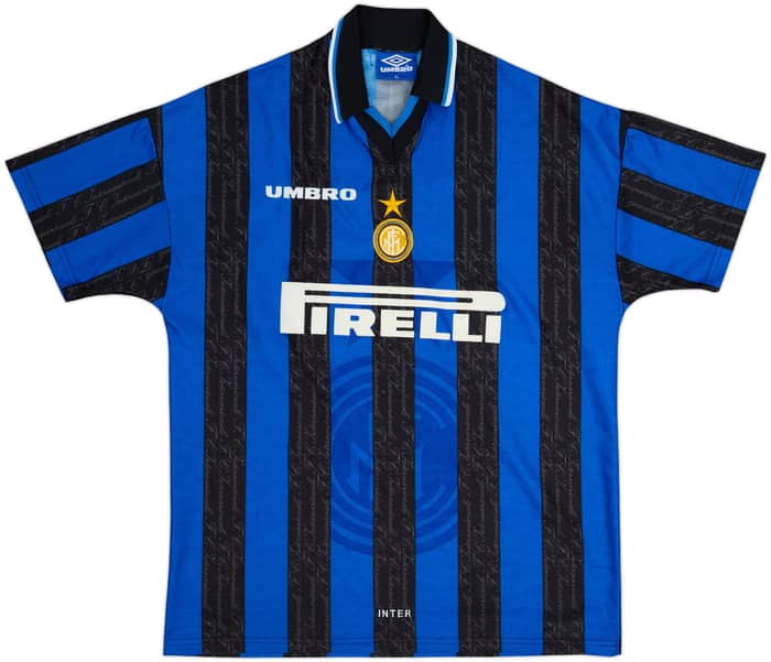 1997-98 Inter Milan Home Shirt Ronaldo #10 - 6/10 - (XL)