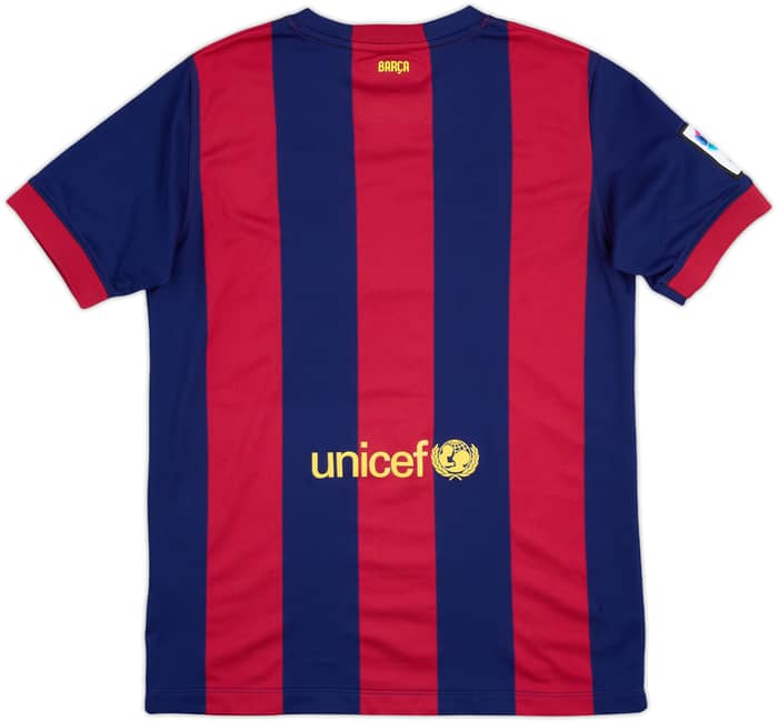 2014-15 Barcelona Home Shirt - 9/10 - (14-15 Years)