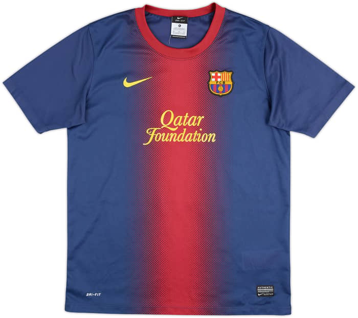 2012-13 Barcelona Basic Home Shirt - 9/10 - (15-16 Years)