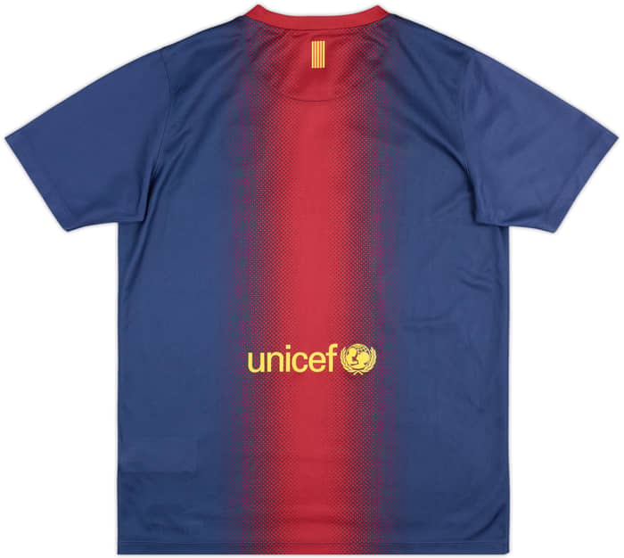 2012-13 Barcelona Basic Home Shirt - 9/10 - (15-16 Years)