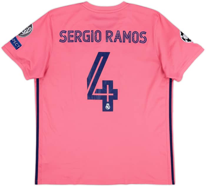 2020-21 Real Madrid Away Shirt Sergio Ramos #4 - 6/10 - (XL)