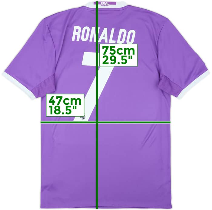 Camiseta de visitante del Real Madrid 2016-17 Ronaldo #7 - 7/10 - (S)