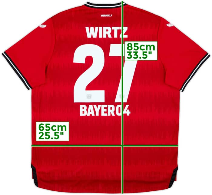 2022-23 Bayer Leverkusen Home Shirt Wirtz #27 - 10/10 - (3XL)