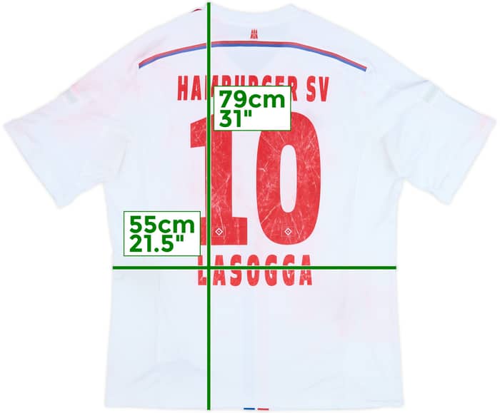 2014-15 Hamburg Home Shirt Lasogga #10 - 4/10 - (XL)