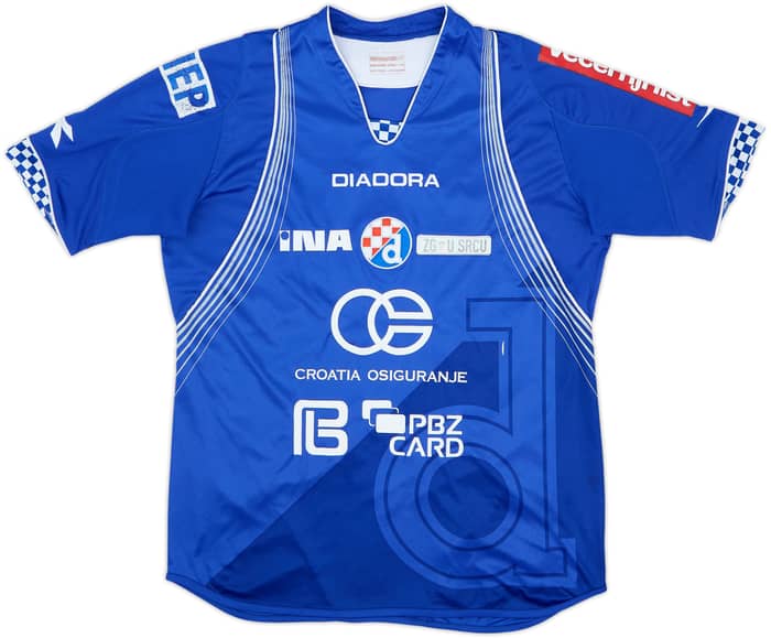 2008-09 Dinamo Zagreb Home Shirt Buljat #2 - 7/10 - (L)