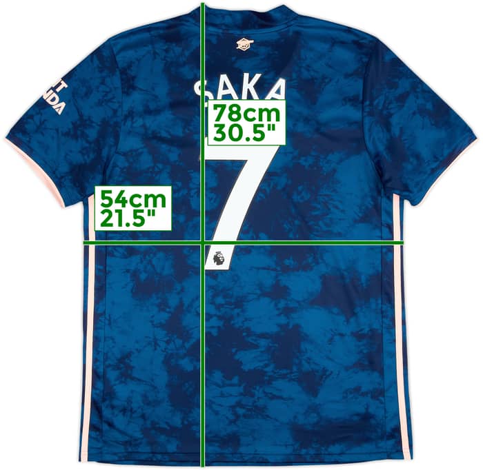 2020-21 Arsenal Third Shirt Saka #7 - 10/10 - (L)