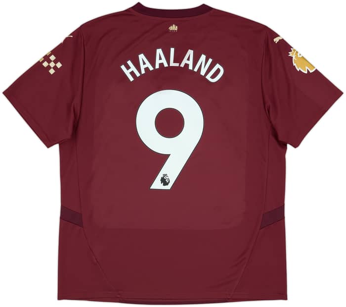 2024-25 Manchester City Third Shirt Haaland #9 - 8/10 - (XL)