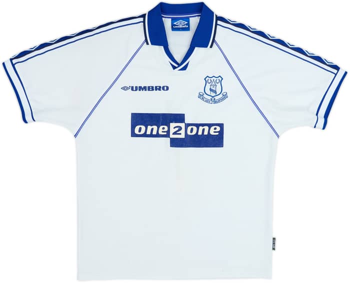 1998-99 Everton Away Shirt Ferguson #9 - 7/10 - (L)