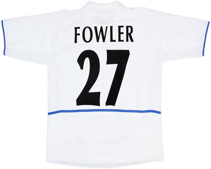 2002-03 Leeds United Home Shirt Fowler #27 - 8/10 - (13-15 Years)