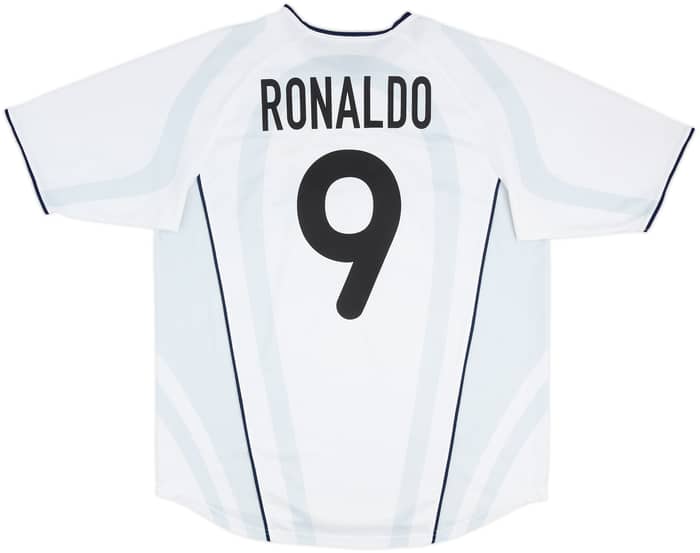 2001-02 Inter Milan Away Shirt Ronaldo #9 - 8/10 - (L)