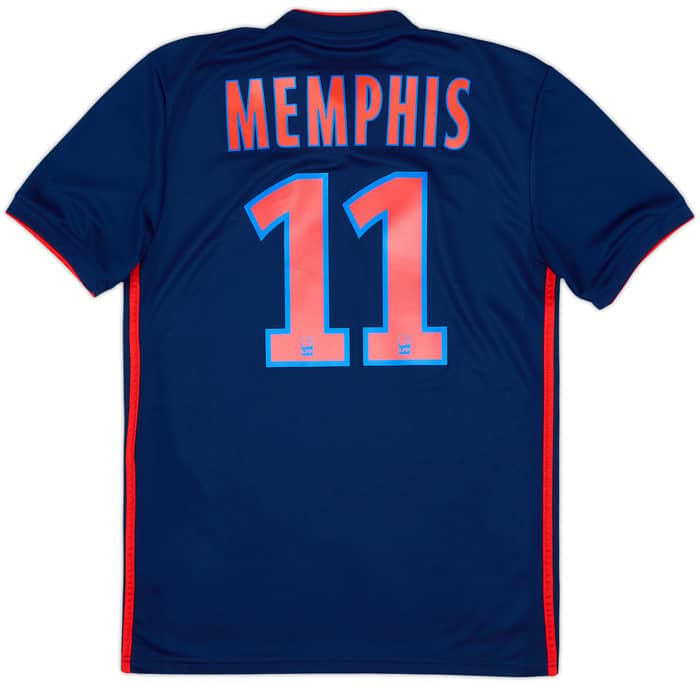 2018-19 Lyon Away Shirt Memphis #11 - 10/10 - (S)