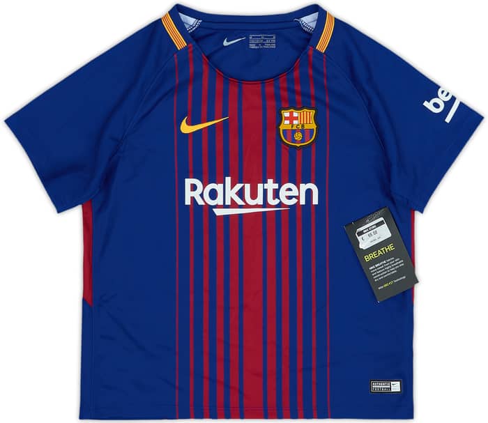 2017-18 Barcelona Home Shirt Messi #10 (5-6 Years)
