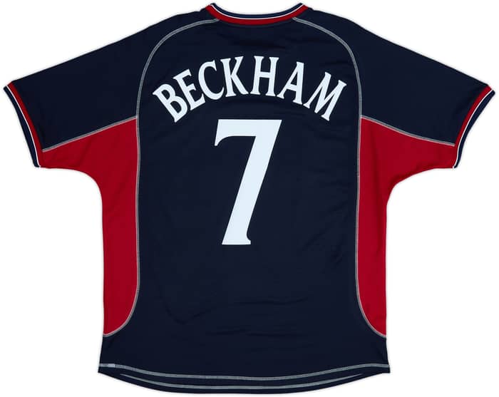 2000-01 Manchester United Third Shirt Beckham #7 - 8/10 - (XL)