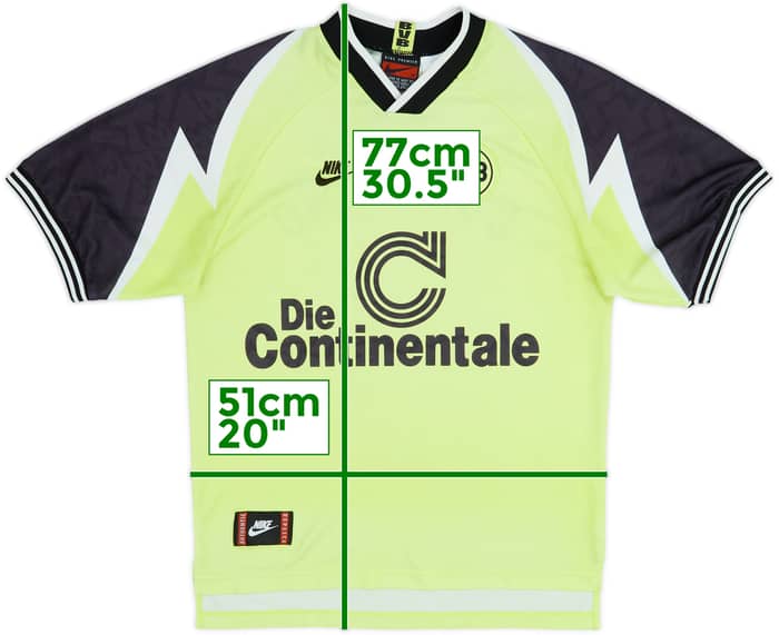 1995-96 Borussia Dortmund Home Shirt - 6/10 - (M)