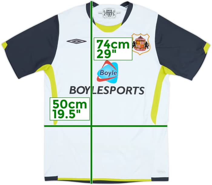2009-10 Sunderland Camiseta Visitante - 5/10 - (M)