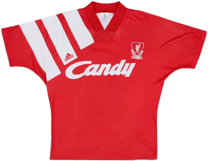 1991-92 Liverpool Home Shirt - 7/10 - (M)