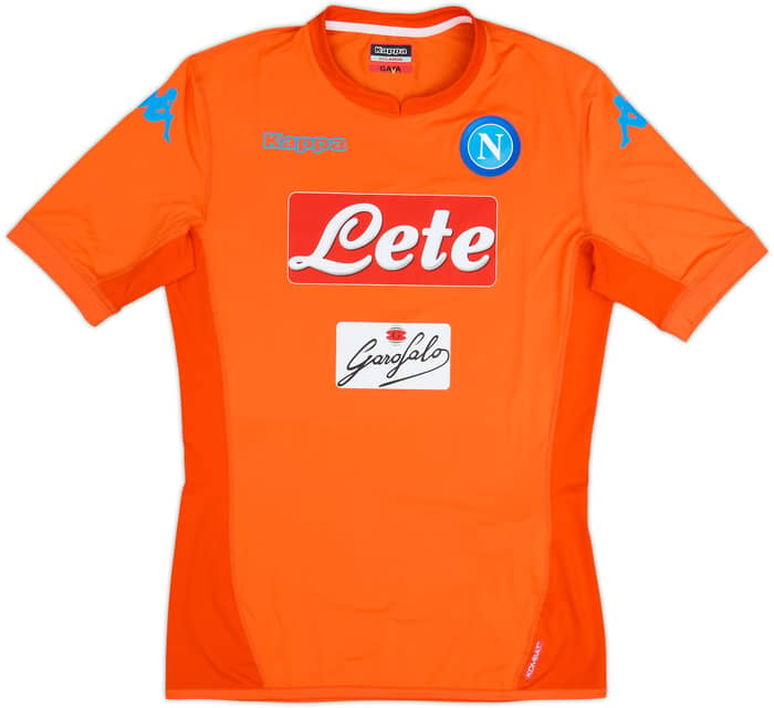2017-18 Napoli Authentic European GK S/S Shirt - 8/10 - (XXL)