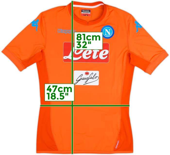 2017-18 Napoli Authentic European GK S/S Shirt - 8/10 - (XXL)